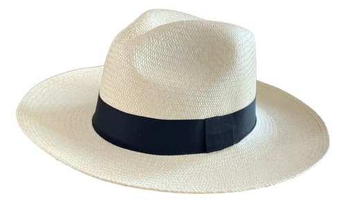 Sombrero Panama Autentico - Tejido A Mano En Montecristi